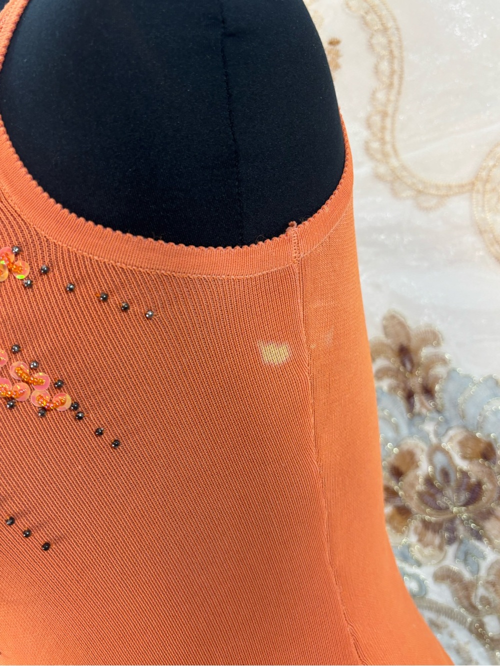 ✨Vintage Y2K Boho Orange Beaded Fairy Tank Top✨ - Picture 7 of 9